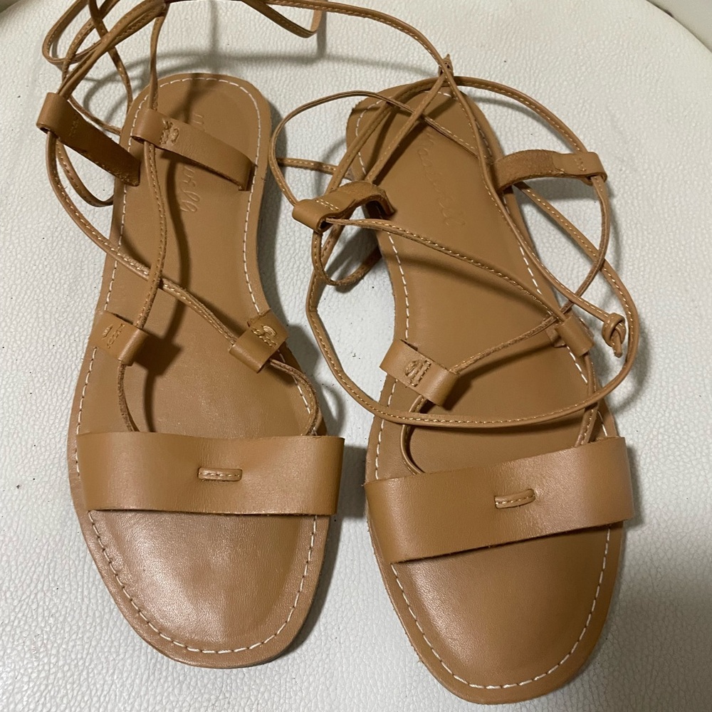 Madewell Tan Strappy Sandals - Picture 4 of 8